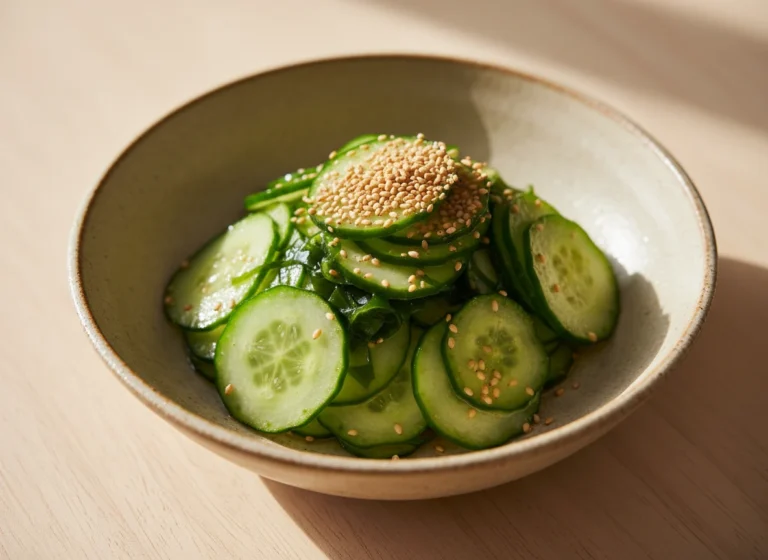 Japanese Cucumber Salad (sunomono Vinegar Salad) — Crisp, Cool, Irresistible