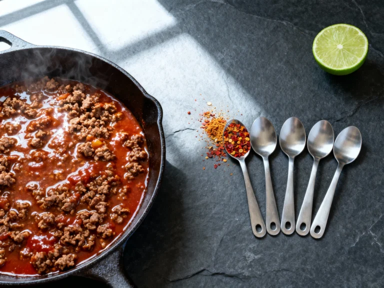 Homemade Taco Seasoning for 1 Lb Ground Beef — Exact Ratios + Tips
