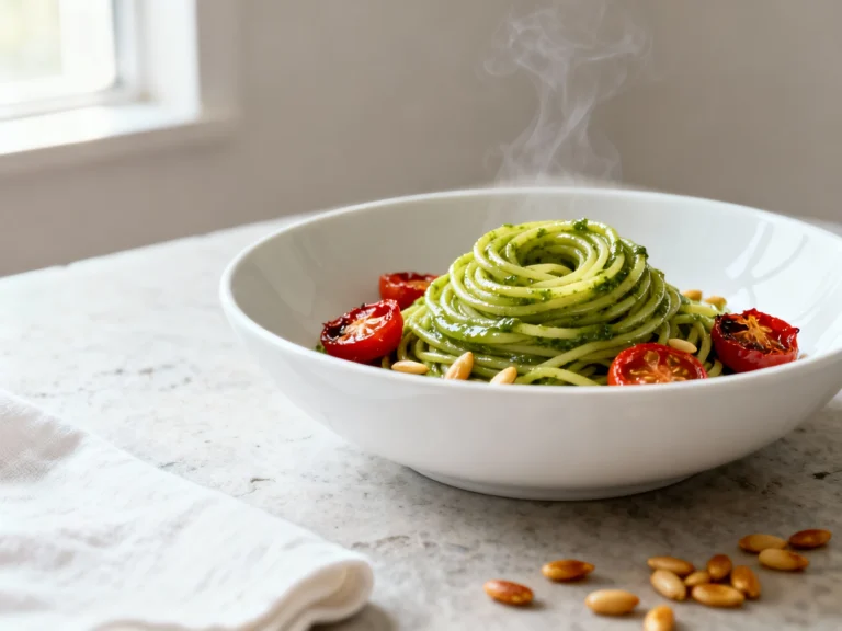 Best Basil Pesto Pasta With Cherry Tomatoes — Weeknight Win