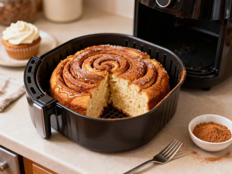 Air Fryer Cinnamon Cake Recipes With Crisp Sugar Crust Fast