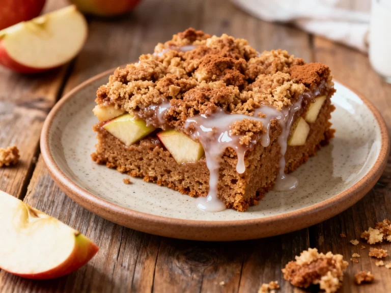 Vegan Apple Coffee Cake Recipes With Coconut Oil Glaze