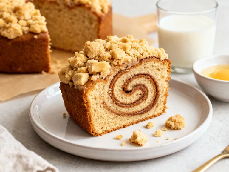 Vegan Cinnamon Coffee Cake Recipes With Flax Egg and Oat Milk: Bakery Crumb at Home