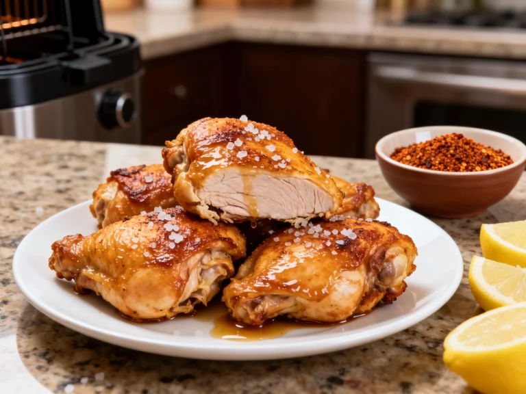 Air Fryer Chicken Thighs That Taste Deep-fried