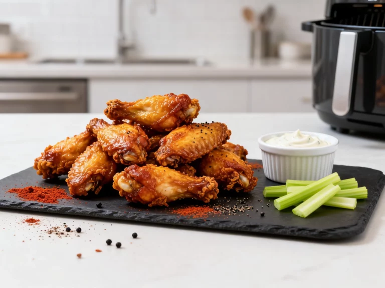 Air Fryer Chicken Wings That Crunch Like Takeout