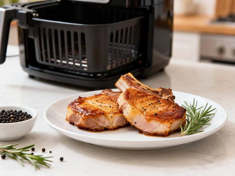 Air Fryer Pork Chops Boneless: Juicy Dinner in 12 Minutes