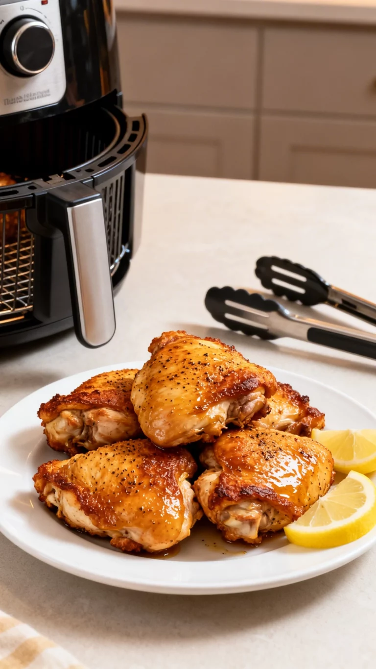Air Fryer Chicken Thighs Boneless: Crispy, Juicy, Fast