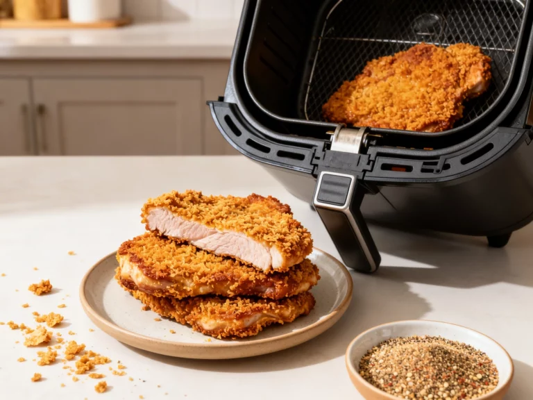 Shake and Bake Pork Chops Air Fryer: Crispy in 15 Minutes