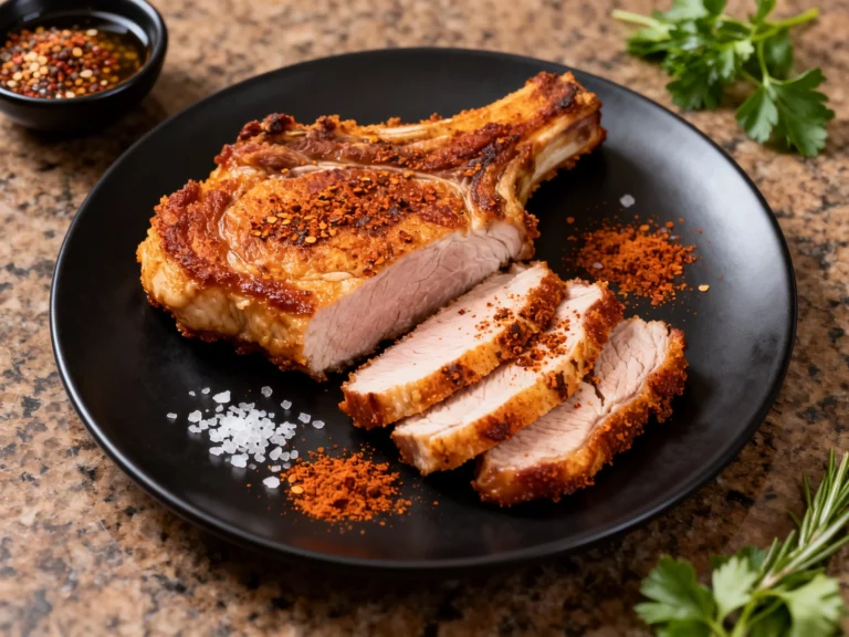Thick Pork Chops in Air Fryer: Juicy Centers, Crispy Edges