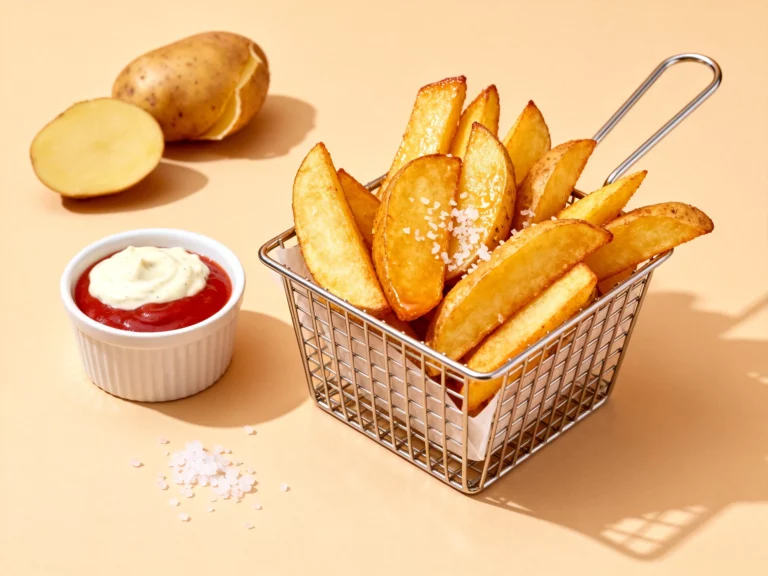 Air Fryer Chips Potatoes That Taste Deep-fried Fast