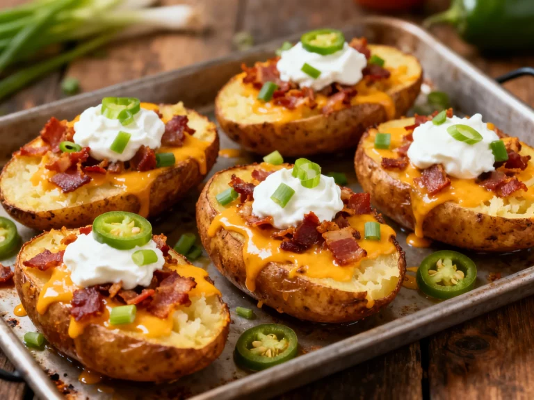 Air Fryer Loaded Potatoes: Crispy, Cheesy, Weeknight Gold