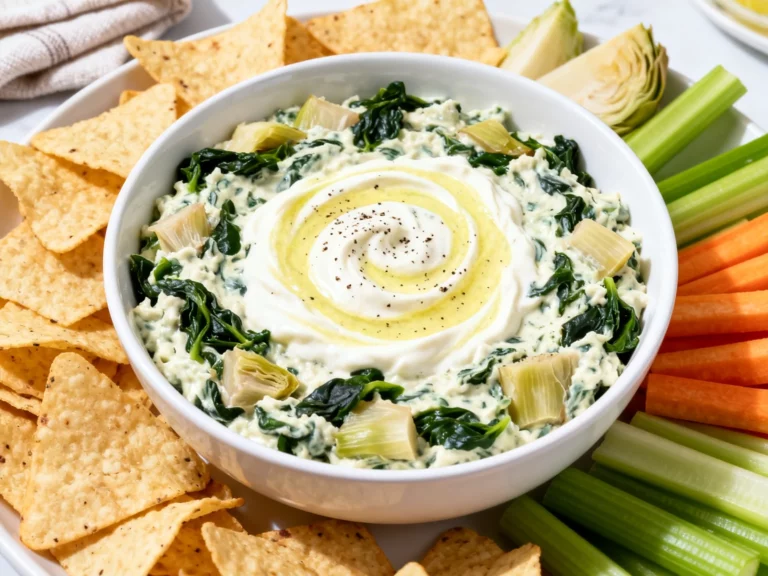 Cold Spinach Artichoke Dip That Disappears Fast