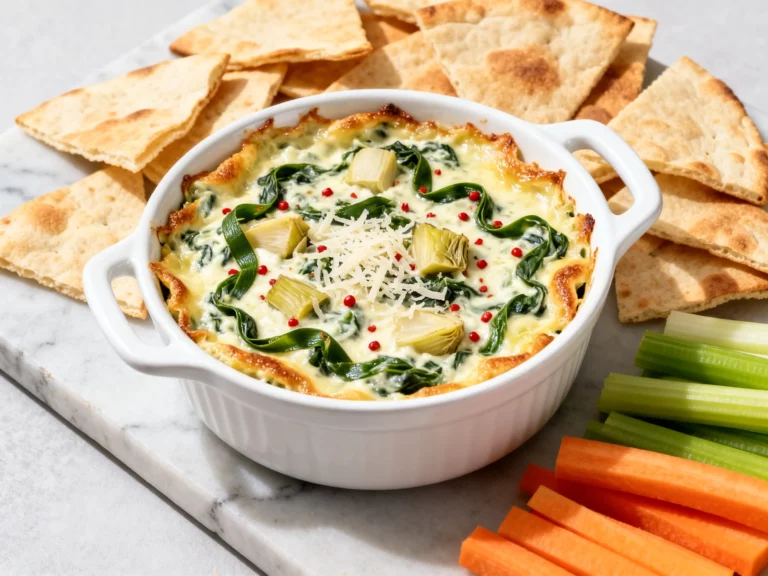 Healthy Spinach Artichoke Dip That Tastes Like a Cheat