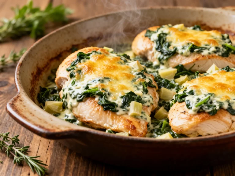 Spinach Artichoke Dip Chicken for Easy Dinner Wins
