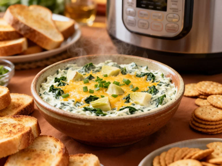 Spinach Artichoke Dip Instant Pot for Effortless Party Wins