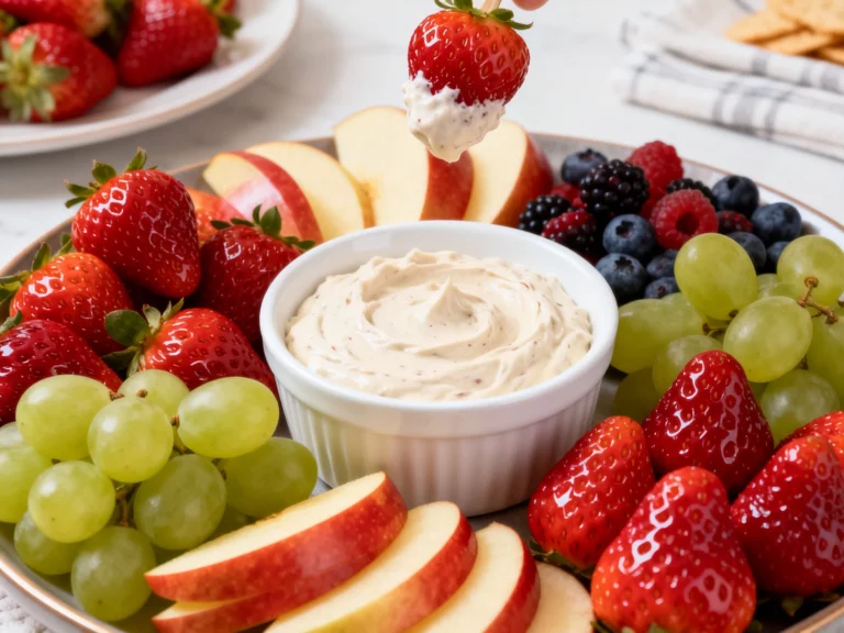 Dip for Fruit Tray That Disappears Before Guests Sit