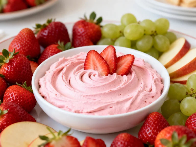 Strawberry Fruit Dip Everyone Will Beg You to Bring