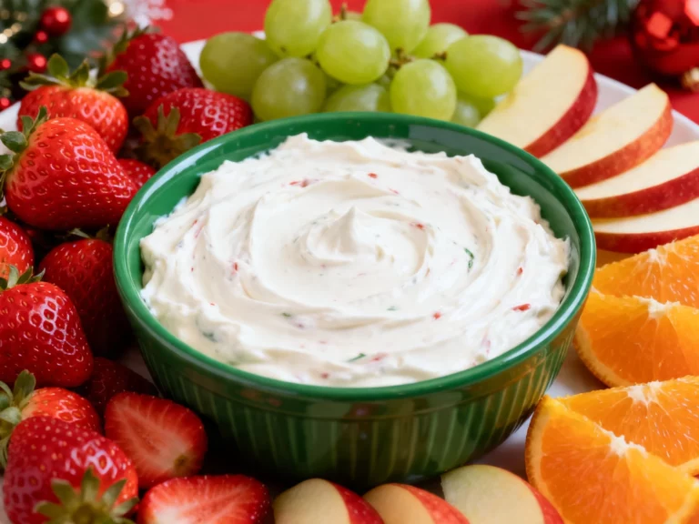 Christmas Fruit Dip Everyone Will Beg You to Bring