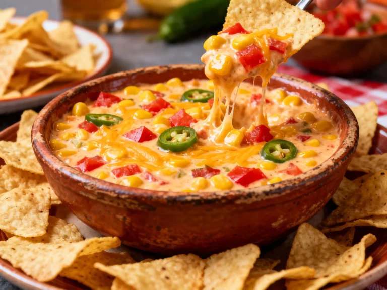 Rotel Corn Dip That Disappears Faster Than Chips
